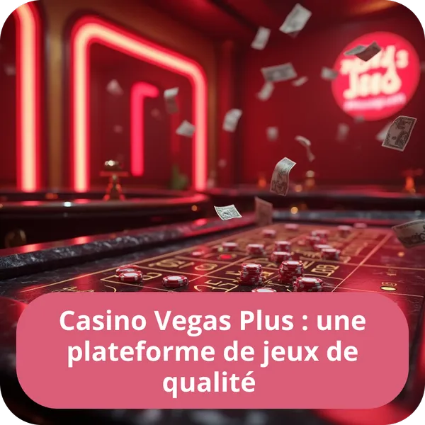 Casino Vegas Plus : une plateforme de jeux de qualité